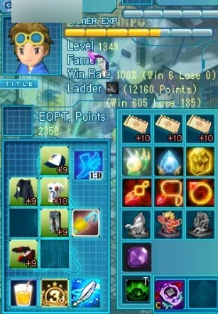 Conta Dro Endgame - Digimon Masters Online DMO