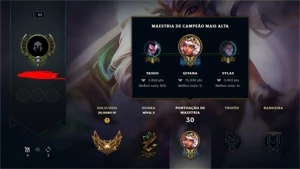 CONTA MONO QIYANA EX PLAT. - League of Legends LOL