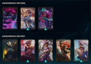 CONTA MONO QIYANA EX PLAT. - League of Legends LOL