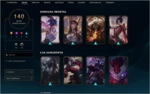 conta platina lol - League of Legends