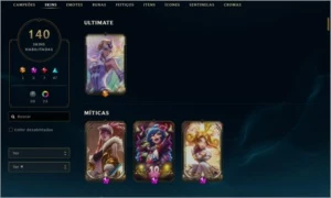 conta platina lol - League of Legends
