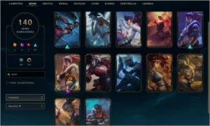 conta platina lol - League of Legends