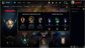 CONTA PLATINA 4 - League of Legends LOL