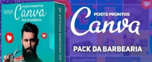 Mega Pack Barbearia - Canva Artes - Outros