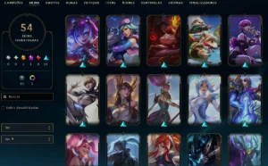 Conta LoL 54 Skins - League of Legends