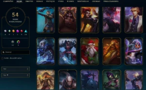 Conta LoL 54 Skins - League of Legends