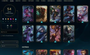 Conta LoL 54 Skins - League of Legends