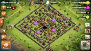 Centro de vila 10 - Clash of clans