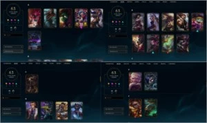 Conta Ouro IV - 63 Skins - Nível 67 - ícones de 2015 - League of Legends LOL