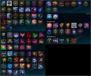 Conta Ouro IV - 63 Skins - Nível 67 - ícones de 2015 - League of Legends LOL
