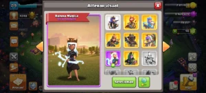 Cv 15 Th 15 Top Com 28 Skins Sendo 5 Lendárias/ Paisagem/ Ba - Clash of Clans