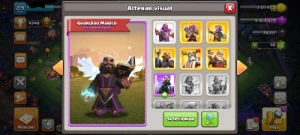 Cv 15 Th 15 Top Com 28 Skins Sendo 5 Lendárias/ Paisagem/ Ba - Clash of Clans