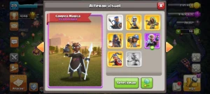 Cv 15 Th 15 Top Com 28 Skins Sendo 5 Lendárias/ Paisagem/ Ba - Clash of Clans