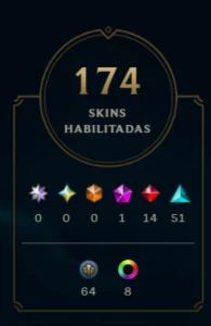 🔥 Conta Lol Rara | Quase Todos Campeões + 174 Skins 🔥 - League of Legends