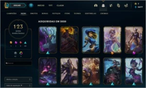 VENDO CONTA LOL COM SKIN LUX ELEMENTALISTA E SEJUANI HEXTEC - League of Legends