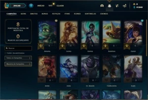Conta ouro 4 com 21 Champs e 1 Skin + 3 Fragmentos - League of Legends LOL