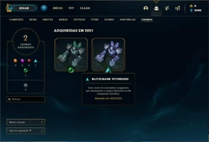 Conta Platina 4 com 36 Champs e 8 Skins + 10 Fragmentos - League of Legends LOL
