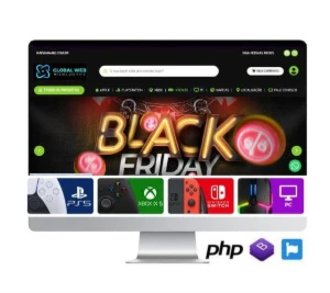 Loja Virtual Em Wordpress Responsiva Woocommerce - Mercado P