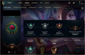 CONTA PLATINA BARATO - League of Legends LOL