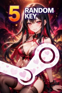 🔞🎮 Pack 5 Jogo Steam Random Key +18 (Conteúdo Adulto) 🎮🔞