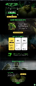 Pagina IPTV Elementor Hulk Marvel Heroes 4.0 - Outros