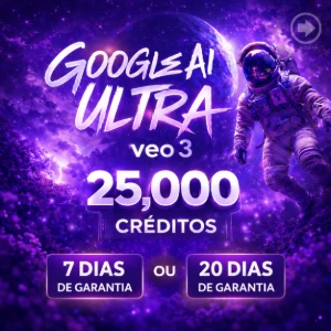 Google Ai Ultra - Veo 3 - 25.000 Créditos - 20 Dias - Assinaturas e Premium