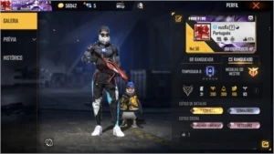 CONTA DE FREE FIRE COM ANGELICAL BARATA