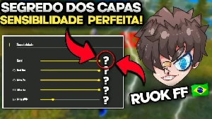 Sensibilidade do Ruok FF para Mobile 📱🚀✅ - Free Fire