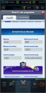 Conta Clash Royale LVL 11