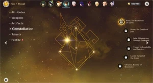 Zhongli C1, Baal, Venti, Xiao, Kazuha, Klee, HuTao, Homa... - Genshin Impact
