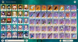 Zhongli C1, Baal, Venti, Xiao, Kazuha, Klee, HuTao, Homa... - Genshin Impact