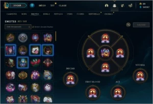 Conta LOL Diamante 3 com todos os campeões e 222 skins - League of Legends
