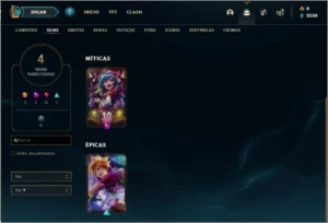 Conta lvl 35 Ouro 1 - League of Legends LOL