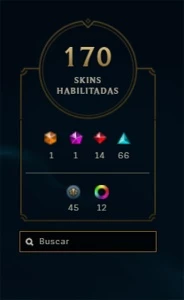 Conta Gold ll, campeões:157,Skins:170,Nível:376, Emotes:184. - League of Legends LOL