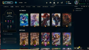 Conta Lol Rara Com Skins Vitoriosas E Prestigios - League of Legends