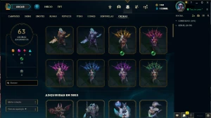Conta Lol Rara Com Skins Vitoriosas E Prestigios - League of Legends