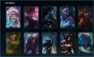 conta d4 70% wr 2020, 48 skins - League of Legends LOL