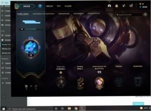 Conta league of legends lv 50 LOL