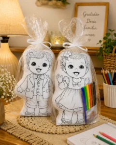 Kit almofada de colorir personalizada com Recorte - Artesanato e Personalizados