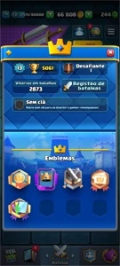 Conta Clash Royale