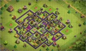 Clash Of Clans cv 8 quase full