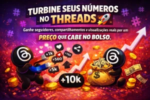 [Melhor Preço]Rede Social Threads - 1000 Seguidores 