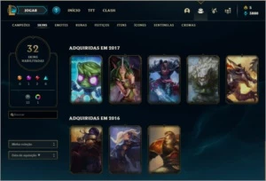 Conta Ouro 1 - League of Legends LOL