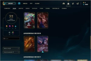 Conta Ouro 1 - League of Legends LOL