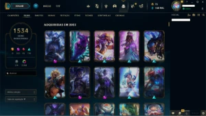 Conta Lol Todas As Skins Do Jogo! - League of Legends