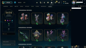 Conta Lol Todas As Skins Do Jogo! - League of Legends