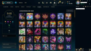 Conta Lol Todas As Skins Do Jogo! - League of Legends