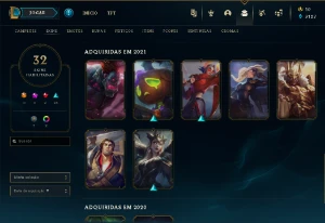 Conta Lol Esmeralda - League of Legends