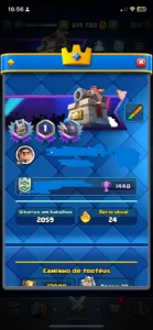 Conta De Clash Royale Com 12K De Trofeus