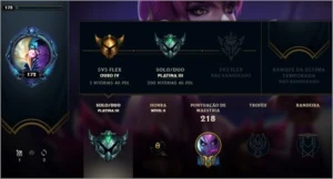 Conta Platina 3 - League of Legends LOL